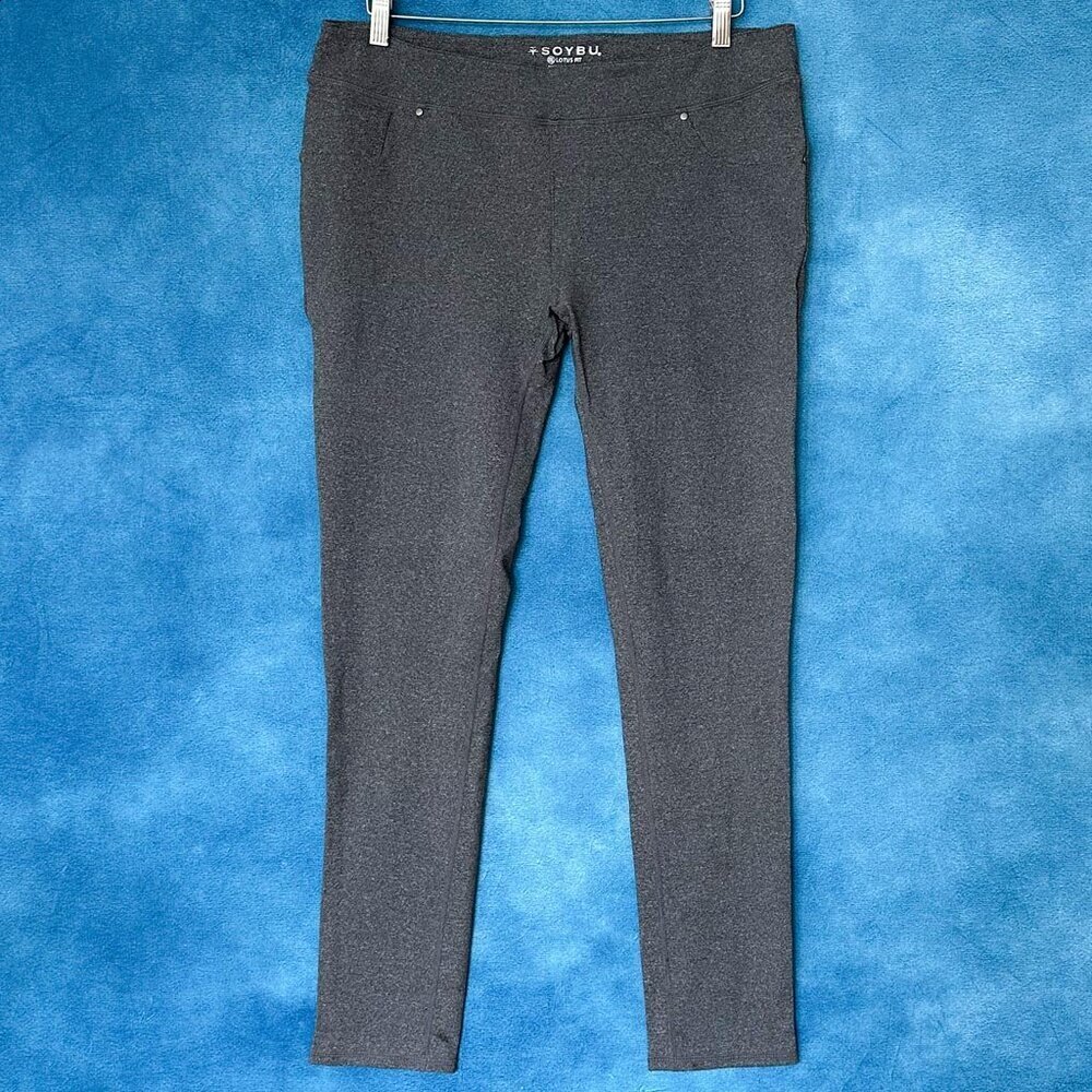 Soybu Lotus Fit Leggings, Grey, XXL, EUC